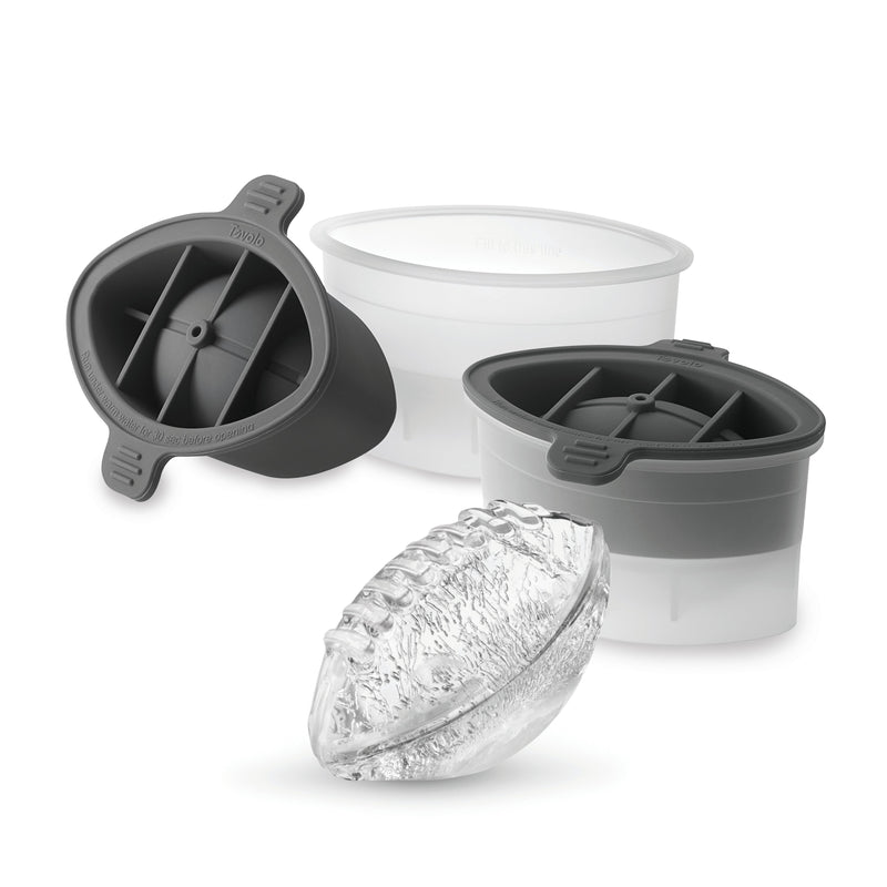 Tovolo | Football Ice Molds, Charcoal