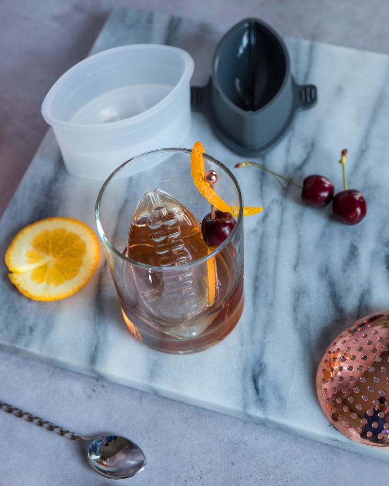 Tovolo | Football Ice Molds, Charcoal