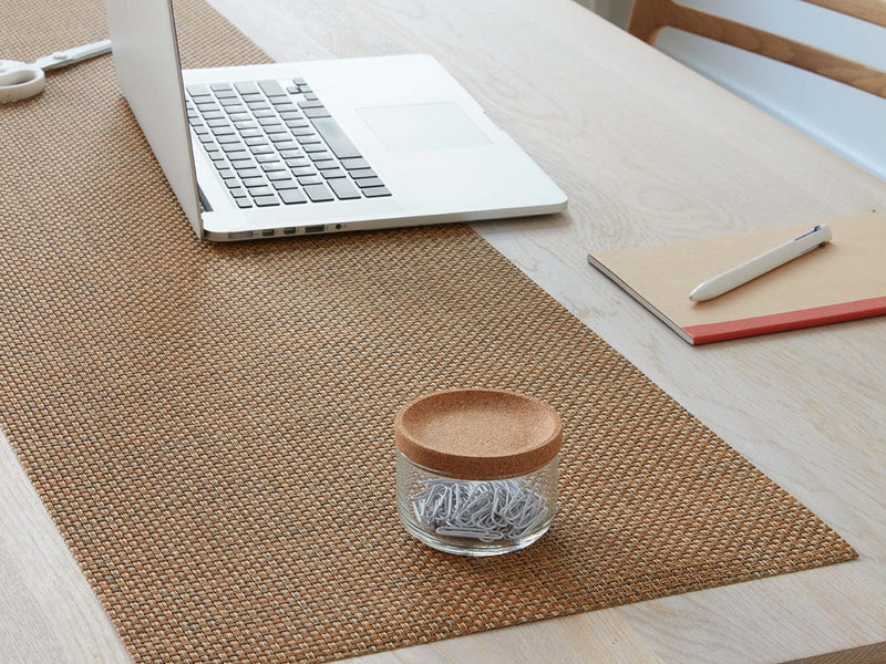Chilewich | Basketweave Rectangle Placemats - Teak - 14" x 19"
