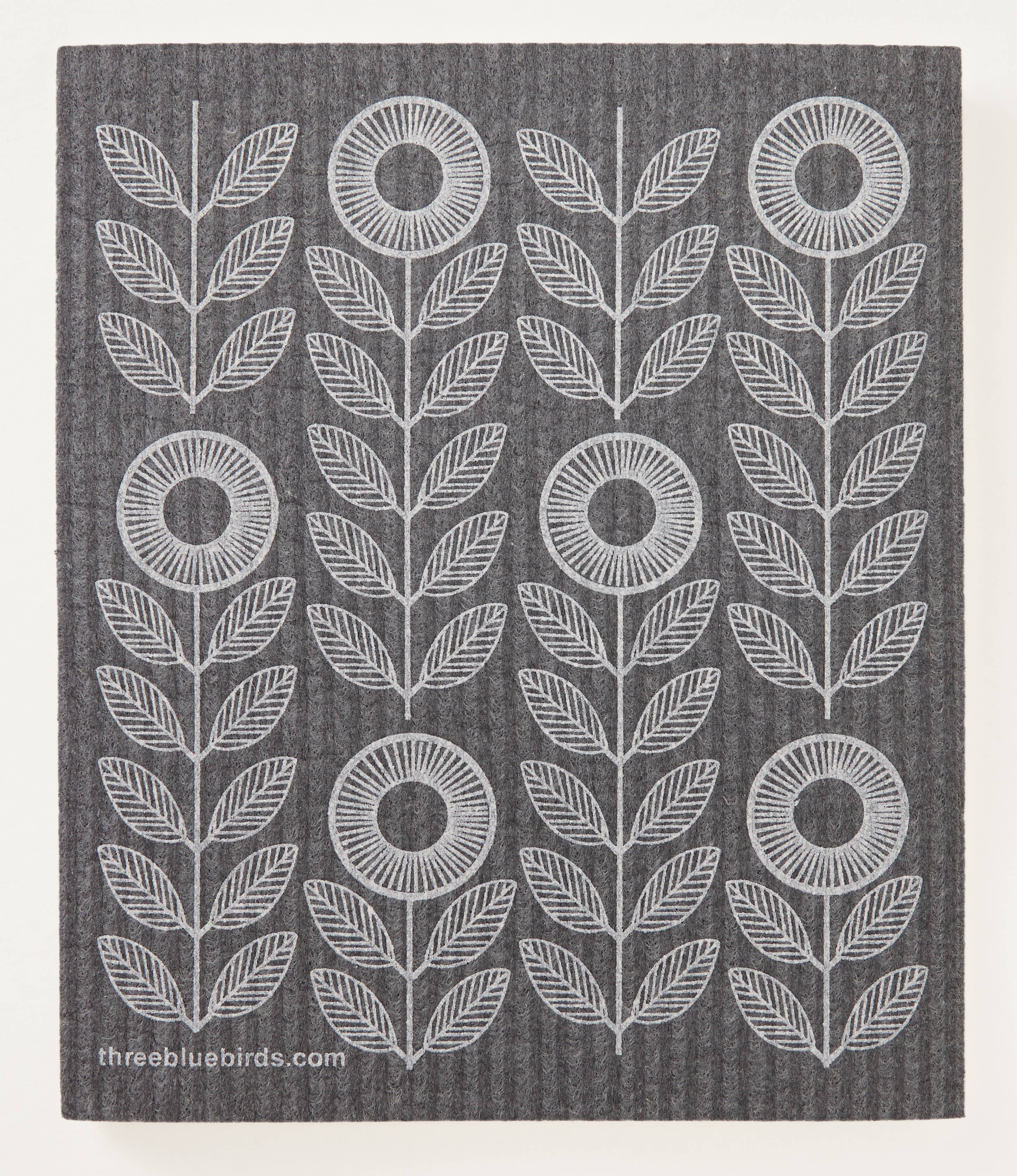 Swedish Dishcloths - Pink Wildflowers - Thumbnail 4