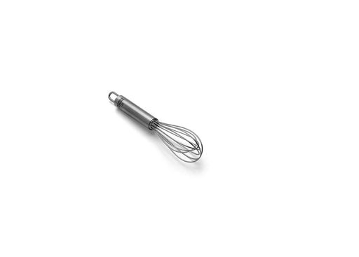 Kuhn Rikon | Balloon Wire Whisk, 6 inches: A stainless-steel whisk ideal for mixing batters, featuring a large handle for easy grip and efficient use.
