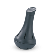 Peugeot BULK BOX Bilbo Cleaning Beads for Decanter, close-up of textured black plastic object, designed for thorough cleaning of decanters.