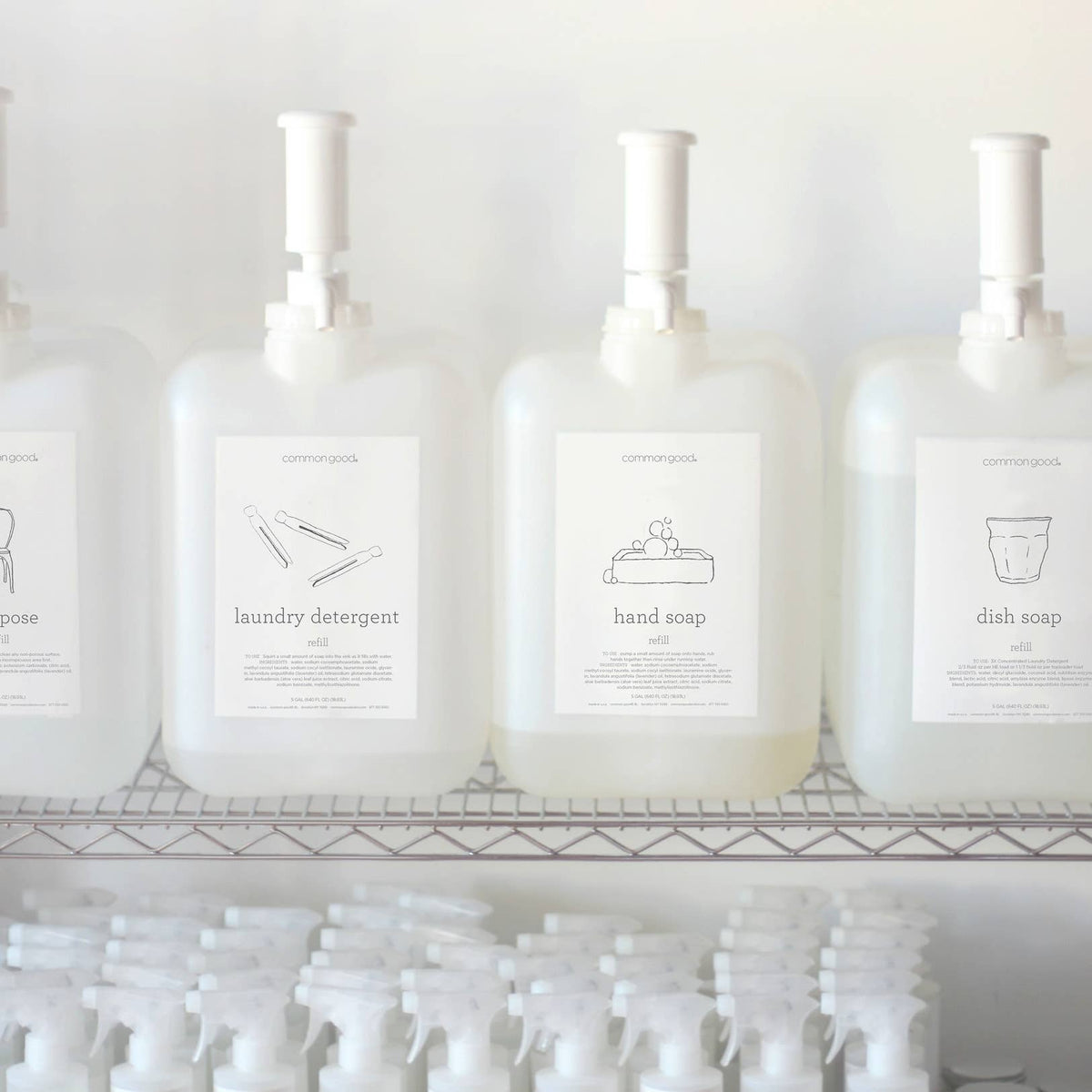 Common Good | Hand Soap 5 Gallon Refill Container Lavender — Athens Cooks