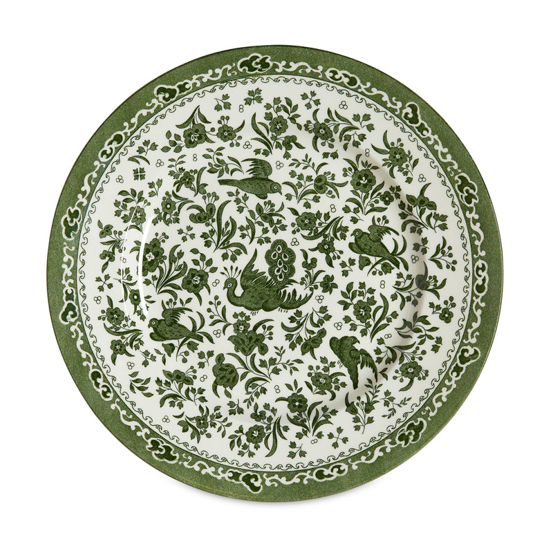 Burleigh | Green Regal Peacock Plate Dinner Plate