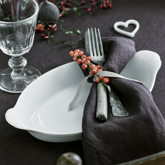 Pillivuyt | Butter Dishes with Cover Euro and American Style - American Style 7.5 L x 3.75 W Inches