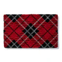 Entryways | Red Tartan Plaid Mat, 18" x 30"