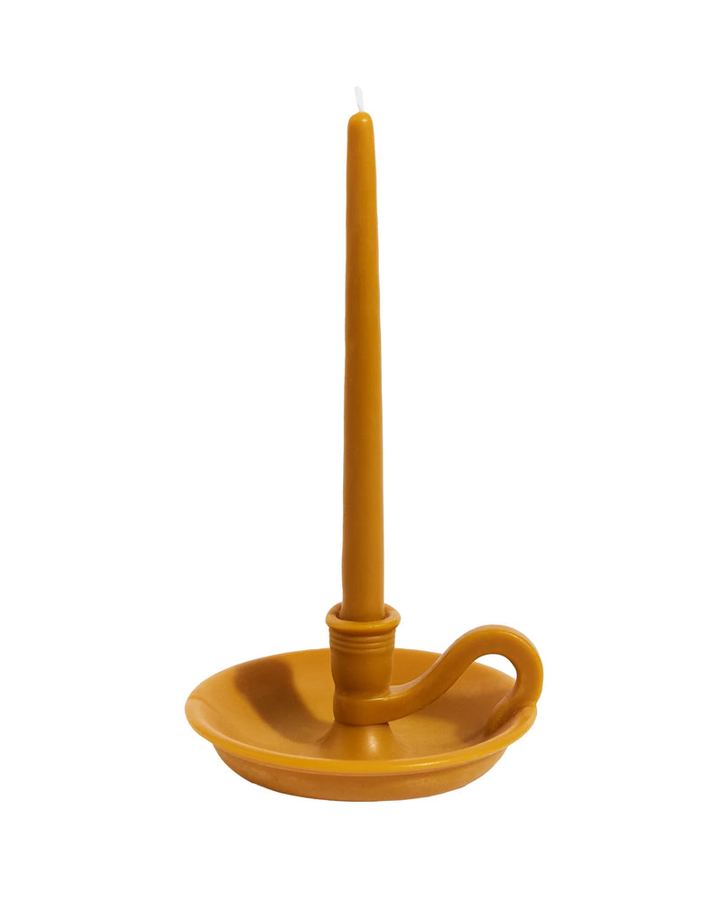 Misette | The Forme Wax Candlestick, Camel