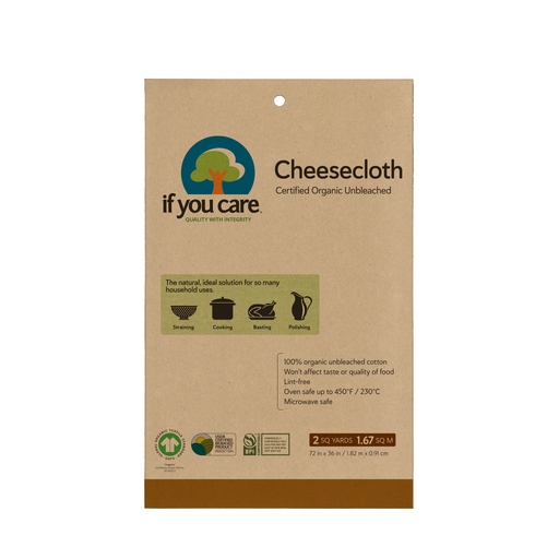 If You Care | Certified Organic Unbleached Cheesecloth.