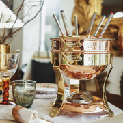 Mauviel | M'TRADITION Copper Fondue Set.