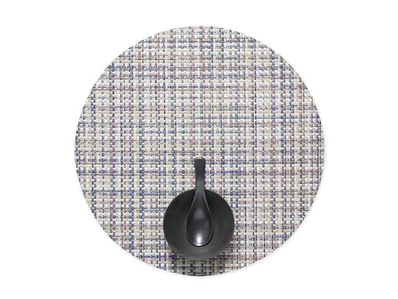 Chilewich | Basketweave Round Placemats - Denim