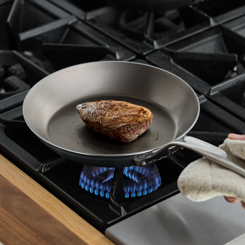 de Buyer | Mineral B PRO Carbon Steel Fry Pan - 9.5 Inches
