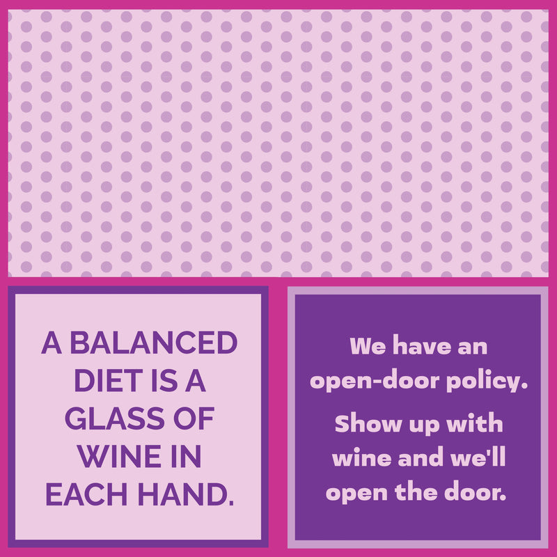 Drinks on Me | We Have an Open-Door Policy, Cocktail Napkin