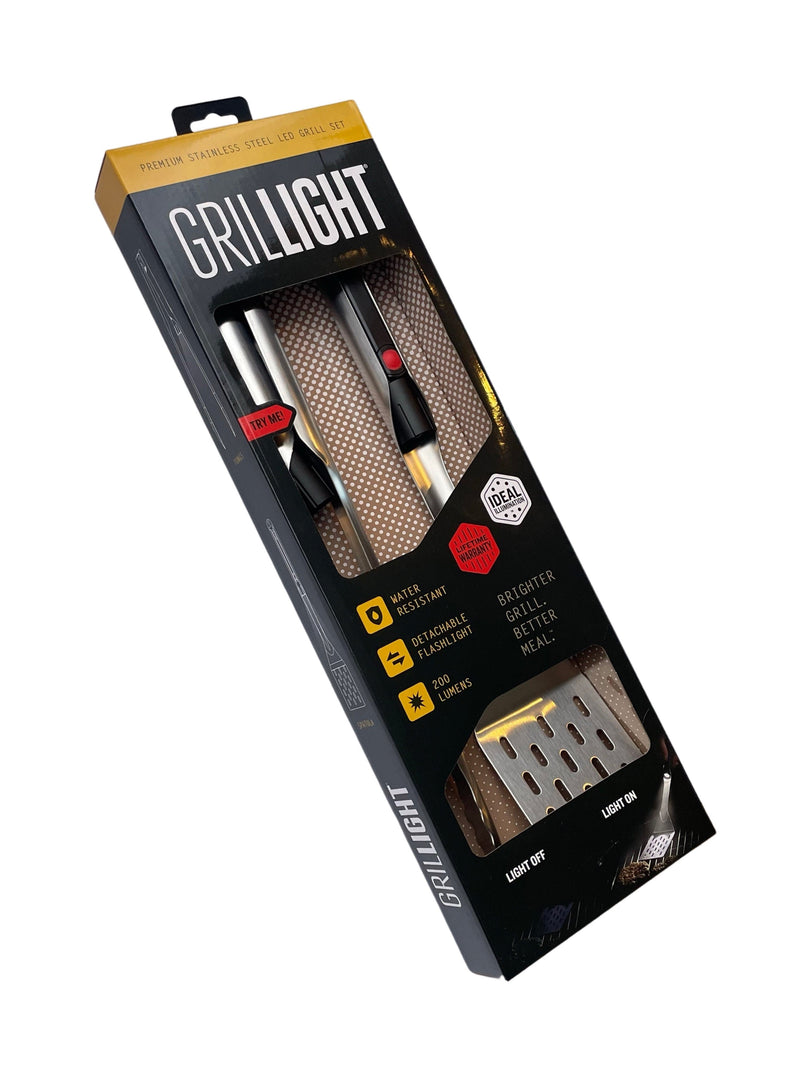 GrilLight | Gift Set - 2 Piece Spatula + Tongs