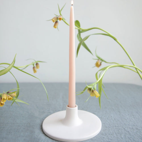 The Floral Society | Candle Holders, Medium, Smoke