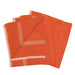 Caravan Home | Laundered Linen Orange & Natural Napkins.