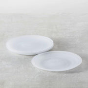 Fortessa La Jolla White 10.5 Dinner Plate, a sleek, ceramic dishware piece, perfect for elegant dining settings.