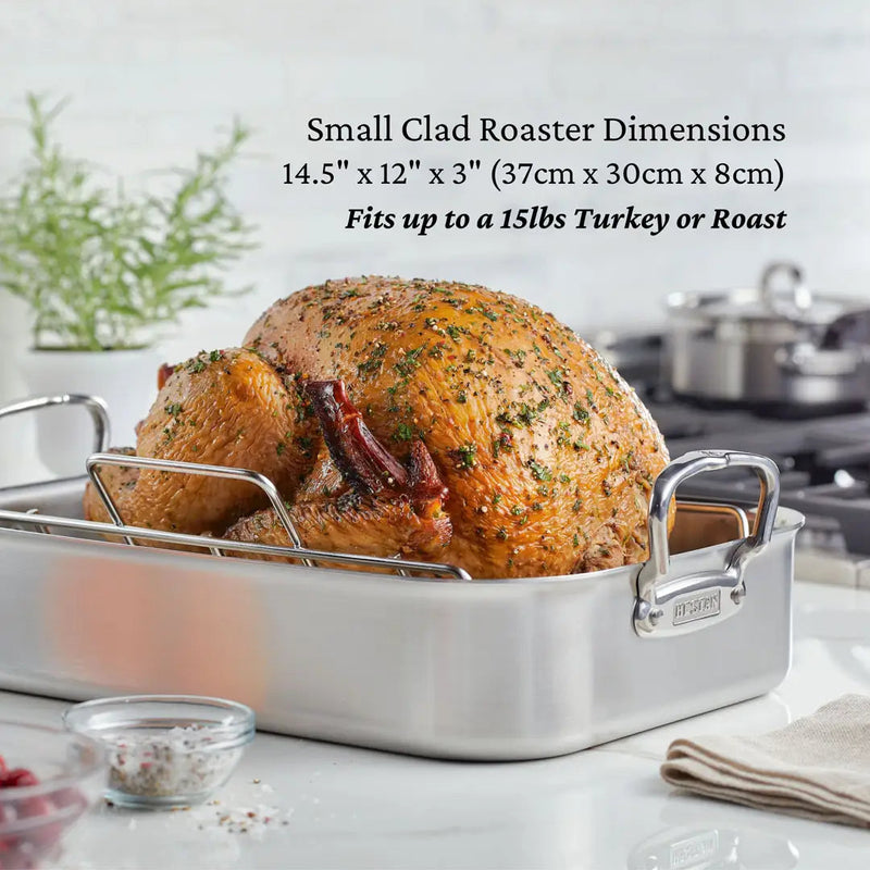 Hestan | Classic Roaster with Rack, 16.5 inches