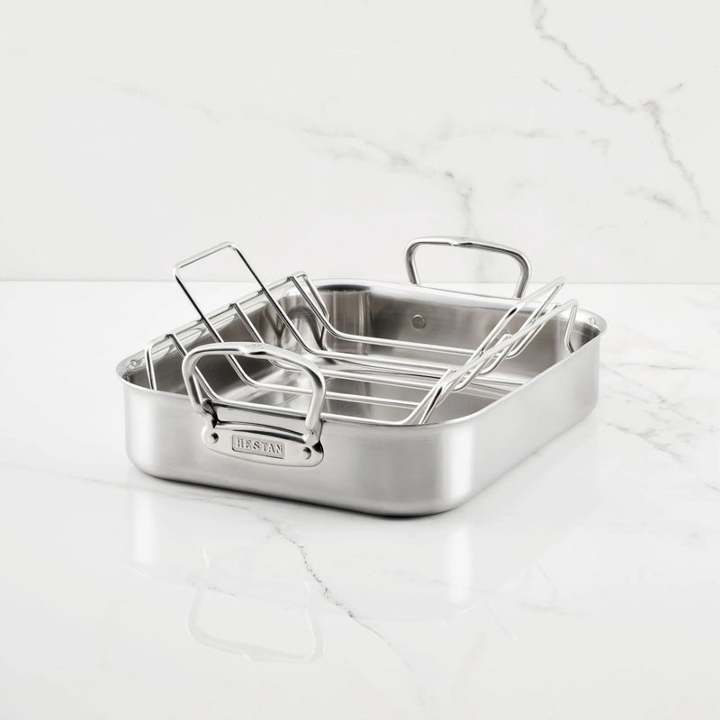 Hestan | Classic Roaster with Rack, 16.5 inches