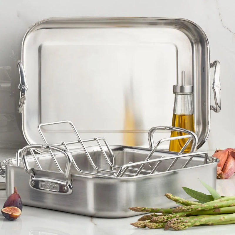 Hestan | Classic Roaster with Rack, 16.5 inches