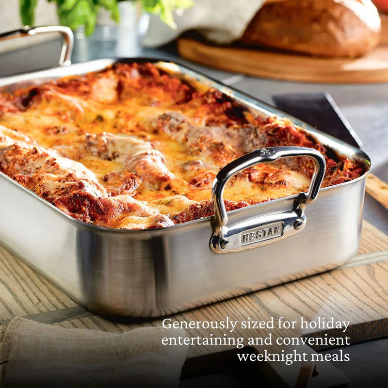 Hestan | Classic Roaster with Rack, 16.5 inches
