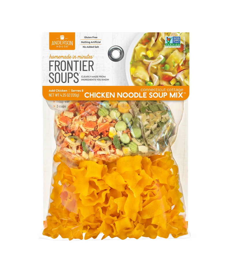 Anderson House | Frontier Soups - Connecticut Cottage Chicken Noodle Soup Mix.