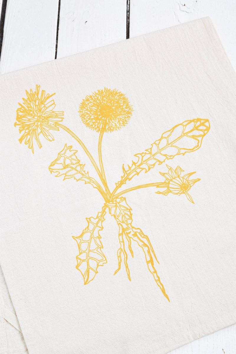 Hearth and Harrow | Dandelion Kitchen Tea Towel