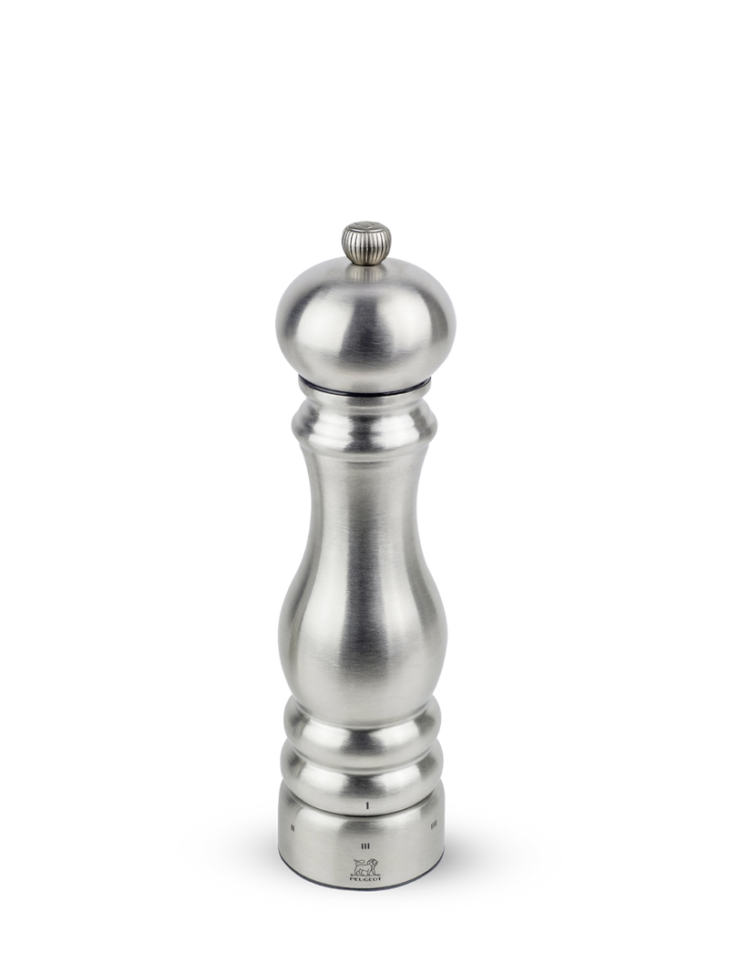 Peugeot | Paris Chef u'Select Pepper Mill, 9 inches, stainless steel, featuring a high-quality finish and adjustable grind settings, ideal for enhancing culinary creations.