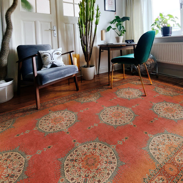 Chilewich | Bold Stripe Shag Mats - Black/White - 24" x 36"