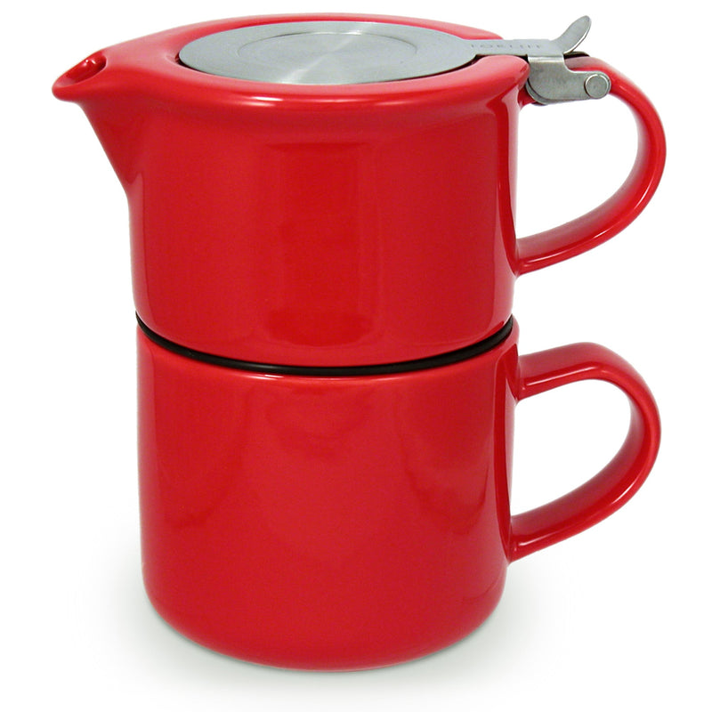 FORLIFE | Tea for One with Infuser, Red