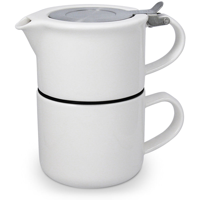 FORLIFE | Tea for One with Infuser, White