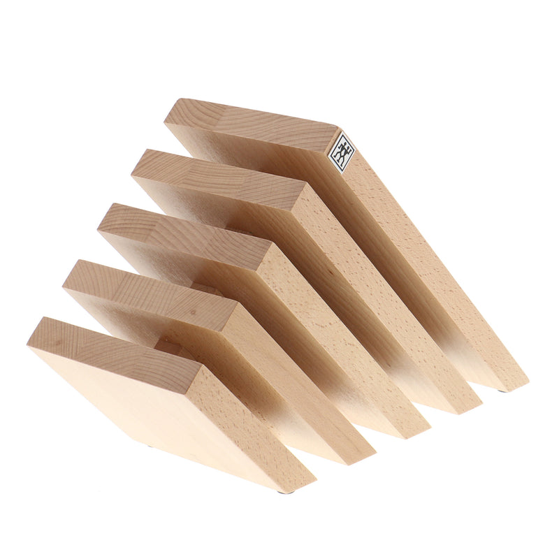 Zwilling | J.A. Henckels Italian Beechwood Magnetic Knife Blocks - Slanted White