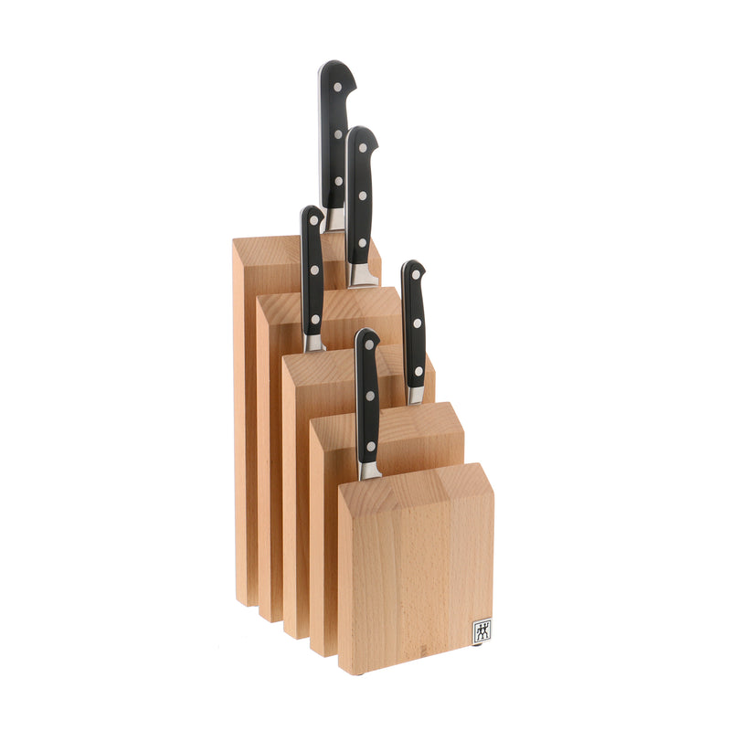 Zwilling | J.A. Henckels Italian Beechwood Magnetic Knife Blocks - Upright Natural