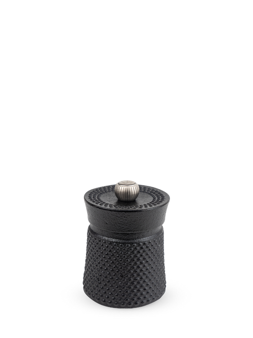 Peugeot | Bali Cast Iron Pepper Mill, Black, features a hobnail finish and adjustable knob, perfect for enhancing your spice experience.