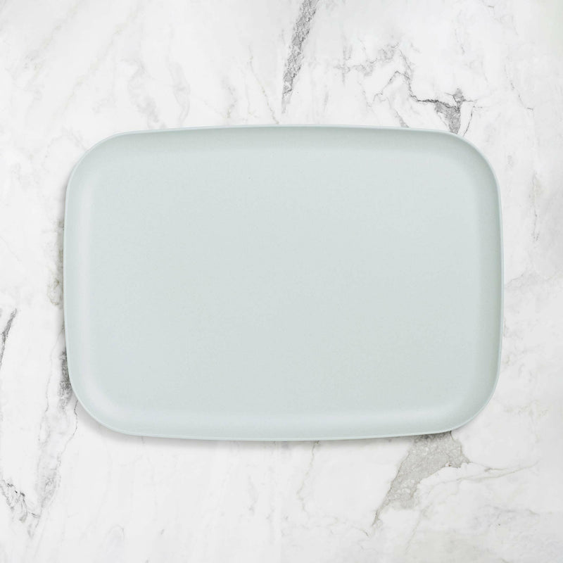 Fable New York | Large Tray - Glass Slipper displayed on a marbled surface, highlighting its elegance and versatility for serving or organizing in any kitchen setting.
