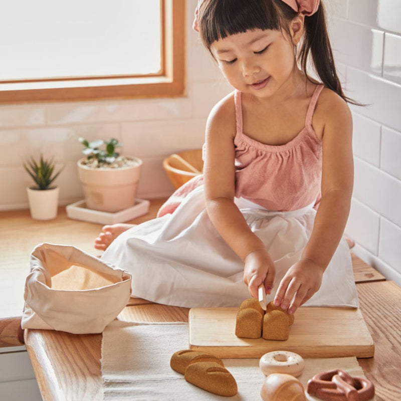 PlanToys | Wooden Pretend-Play Bread Set for Kids