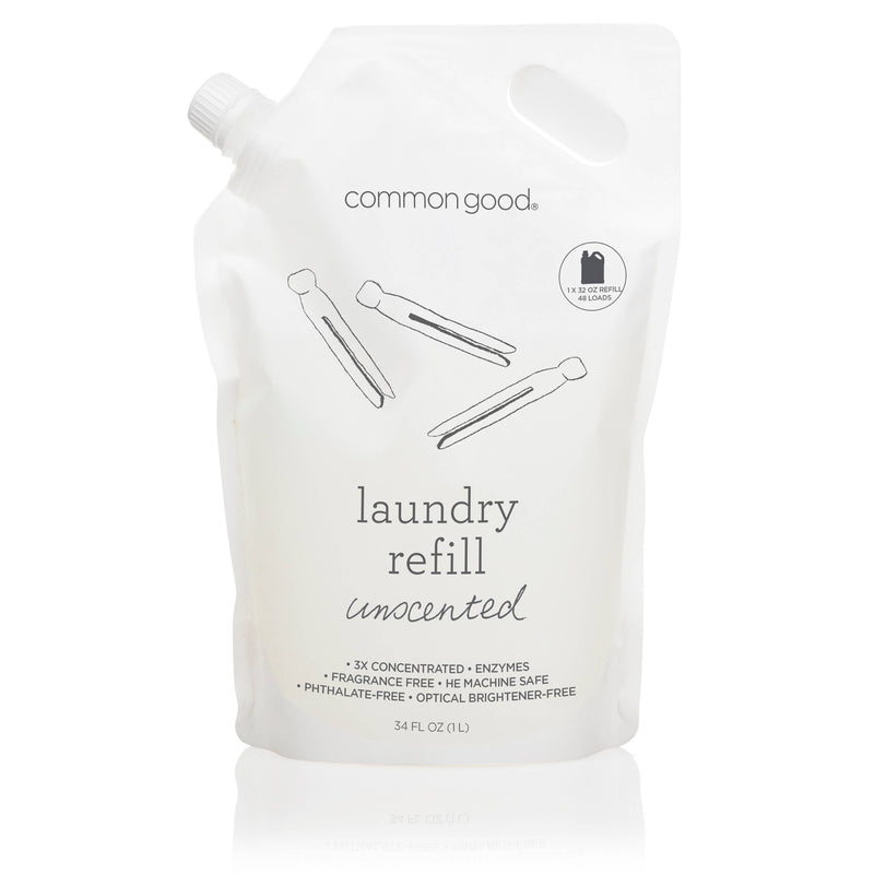 Common Good - Laundry Detergent Refill Pouch, 34 Fl Oz.