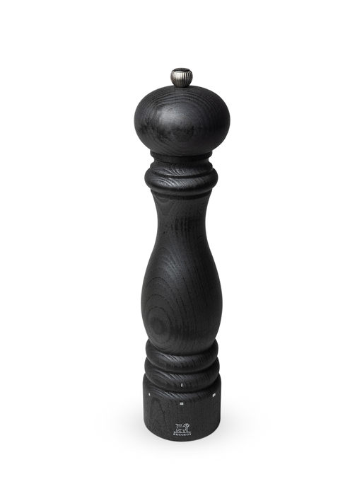 Peugeot | Paris u'Select Wooden Pepper Mill, 12 inches, featuring a matte black finish and adjustable grind settings, perfect for enhancing culinary creations.