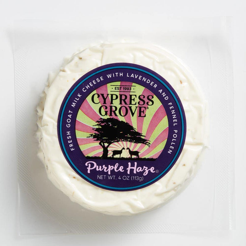 Cypress Grove | Purple Haze Fresh Goat Cheese with Lavender and Fennel, 4 oz