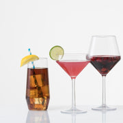 Zwiesel Fortessa | Tritan Outdoor Iced Tea Tumbler Set of 6, featuring sophisticated shatter-resistant glassware with angled owl design, ideal for stylish outdoor sipping.