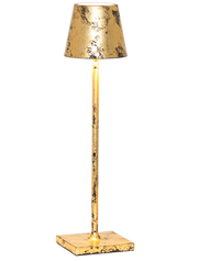 Zafferano America - Poldina Pro Micro Cordless Lamp: Sand, featuring a sleek design with a touch dimmable LED, ideal for versatile kitchen or dining ambiance.