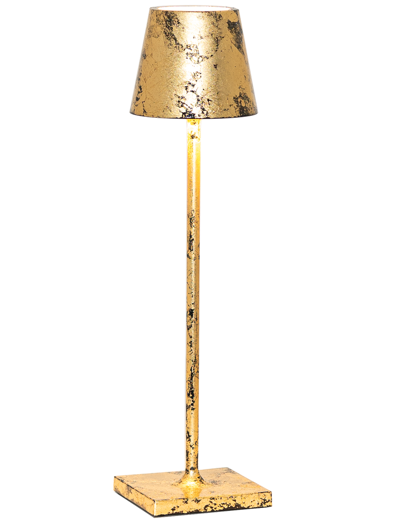 Zafferano America - Poldina Pro Micro Cordless Lamp: Sand, featuring a sleek design with a touch dimmable LED, ideal for versatile kitchen or dining ambiance.