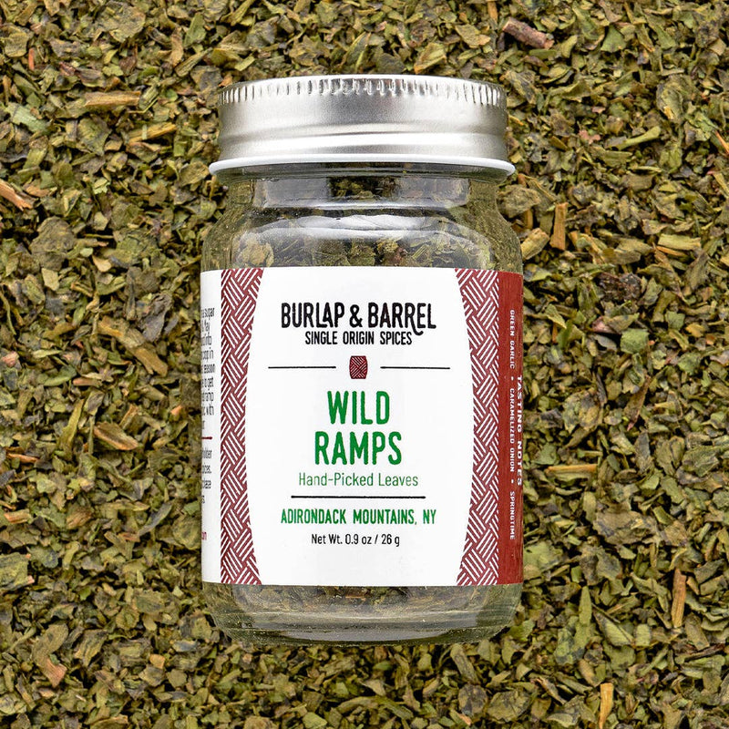 Burlap & Barrel | Wild Ramps - Single Origin Spice & Seasoning: 0.9 oz glass jar