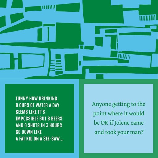 Drinks on Me - NAPKIN Eight Cups Of Water features humorous text, perfect for parties. Ideal for gifting, these cocktail napkins add laughter to any gathering.