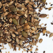 Potters Table - Top it All Off: Seeded Topping, a nutritious mix of organic seeds ideal for enhancing meals with a crunchy, wholesome texture.
