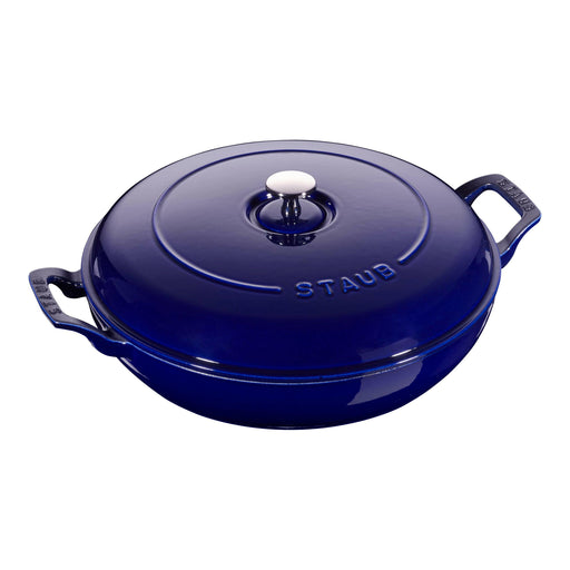 Staub | 12 inch Cast Iron Braiser + Lid.