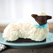 Nordic Ware 3D Lamb Cake Pan for creating a freestanding sheep-shaped cake, perfect for Easter traditions and decorating fun.