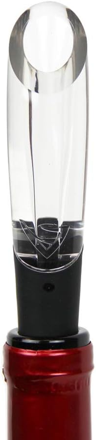 Vinturi On-Bottle Wine Aerator close-up, showcasing its patented design for enhancing wine aroma and flavor while pouring.
