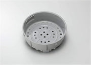 Zojirushi | Micom Rice Cooker Warmer - Stainless Brown with perforated plastic steamer tray for efficient steaming and draining, part of Athens Cooks' curated kitchen collection.