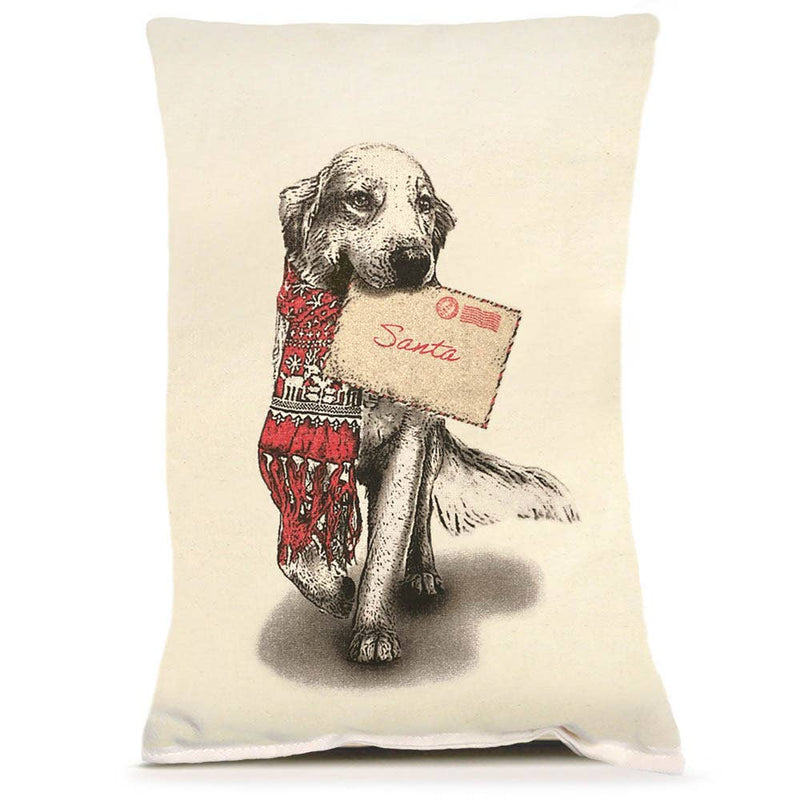 Eric & Christopher | Letter to Santa Golden Retriever Pillow