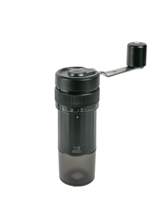 Peugeot | Presto Coffee Mill, 8 inches, manual grinder with adjustable burr for espresso, filter, piston, or cold brew. Compact design ideal for home or travel.